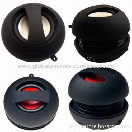 1.5-inch Bluetooth 2.0/3.0 Speaker, Built-in Flexible Audio Cable, Mega Bass, Long Time Working